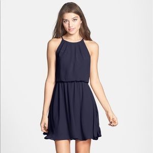 Nordstrom Lush high-neck mini dress